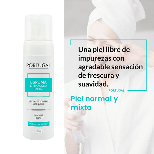 Espuma Limpiador Facial Portugal 175ml